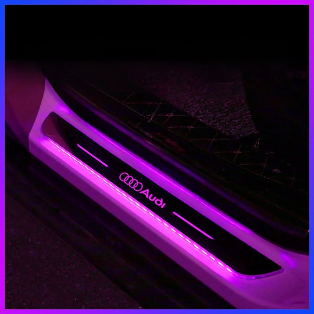 Pakkaus 2 LED-auton kynnyslevyä