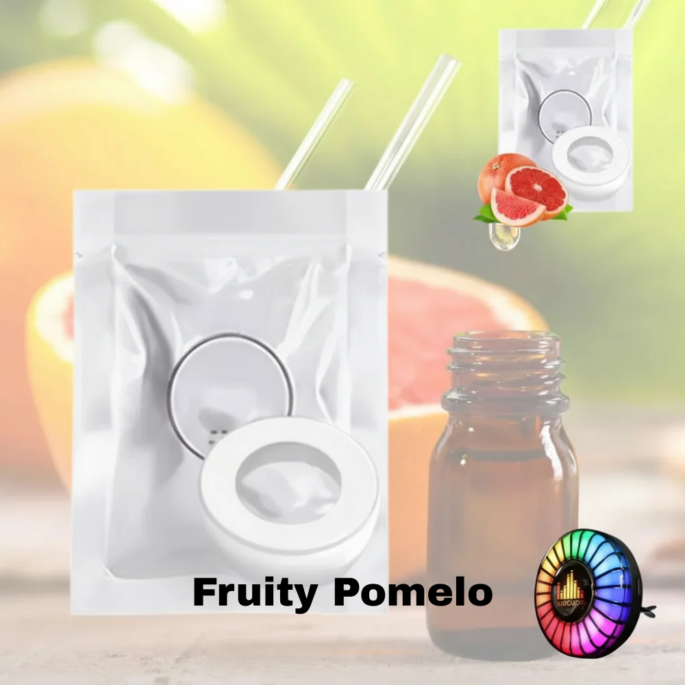 Musiikillinen rytmi LED-autovalo logolla (aromidiffuusorilla)